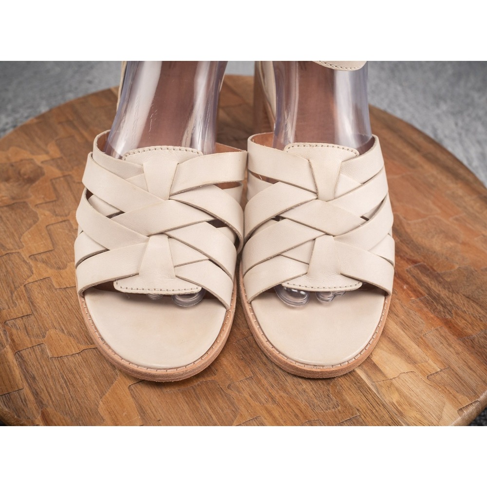 Frye Bianca Huarache 2 Piece Heeled Leather Sandal SIZE 10 - Picture 3 of 11